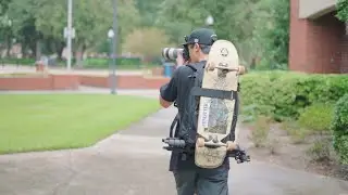 DIY Skateboard Camera Backpack