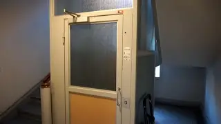 1996 Fischer & Ravn traction elevator without inner doors @ Amagerfælledvej 22, Copenhagen, Denmark
