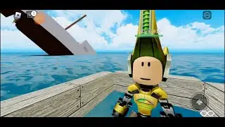 Утонул как на Титанике. ROBLOX sinking ships.