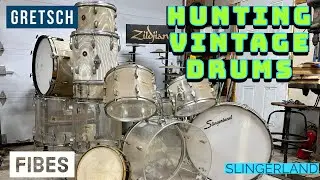 Vintage drum deals, Fibes drums, Gretsch Drums and more.
