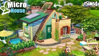 GARDENER MICRO HOME 🌿🦋  SIMS 4  - Micro Home Challenge (No CC)
