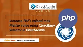 How to Increase PHP's upload max filesize value using CloudLinux Selector in DirectAdmin?