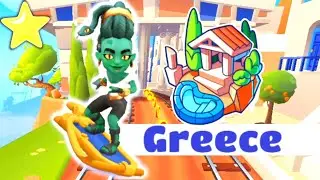 Subway Surfers #81 Moira Greece Surfer на сёрфдоске Ssskater в Греции! На весь экран