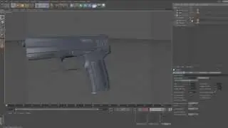 Cinema 4D Gun Model
