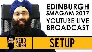 SETUP YouTube Live Broadcast & Audio Recording with Wirecast & Blackmagic @ Edinburgh Smagam 2017