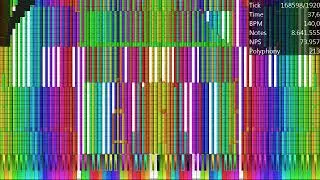 (Black MIDI) Catbug's Rainbowland (Reblacked by me, full version, remastered!)