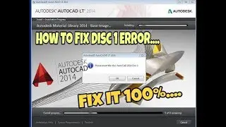 How to fix insert disc 1 in autocad 2014 | PC |