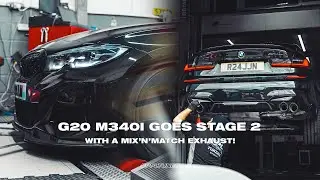 M340I GETS FRANKENSTEIN EXHAUST SETUP AND OUR STAGE 2! | PPL TUNED