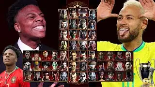 Mortal Kombat 9 - ISHOWSPEED & NEYMAR JR - Expert Tag Ladder - Gameplay @(1080p) - 60ᶠᵖˢ ✔