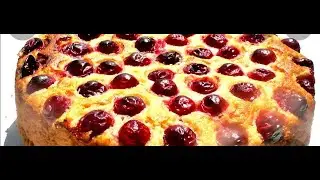 Быстрый ВИШНЁВЫЙ ПИРОГ/ Cherry pie