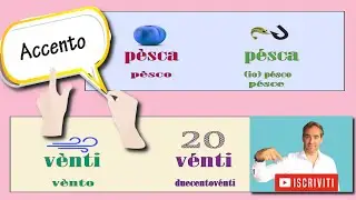 parole omografe e omofone in Italiano, accento acuto, accento grave, amplia il tuo lessico in ita