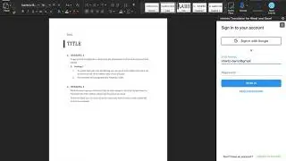 How To Use Intento Translator for Word