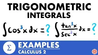Trigonometric Integrals Examples | Calculus 2 - JK Math
