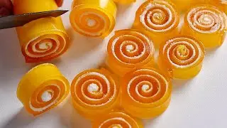 Do you have oranges? make this 3-ingredient jelly candy without gelatin | orange dessert