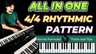4/4 rhythmic pattern on piano | Piano tutorial hindi