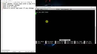 IPC144 - Using nano text editor on Linux to edit textfiles