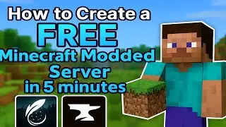 How to Create a FREE Minecraft Modded Server  in 5 minutes (Feather Client + Cracked Support)