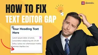 Elementor Text Editor Paragraph Spacing | (How to Fix)