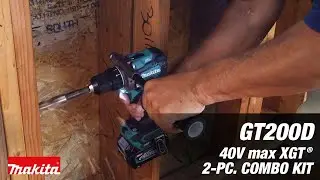 Makita 40V max XGT® Brushless 2‑Pc. Combo Kit (GT200D)