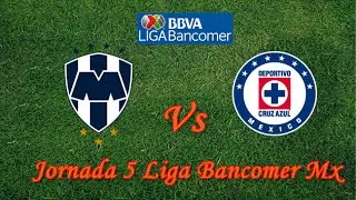 Monterrey vs Cruz Azul 3-1 J5 Liga Mx 16/08/14