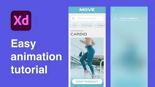 Search bar animation in Adobe XD | Easy tutorial