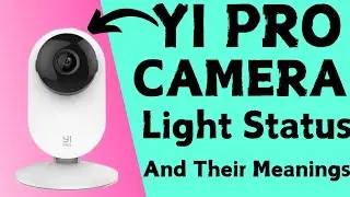 A flashing yellow light and flashing blue light on YI Pro 2k Security Camera? What does it means?