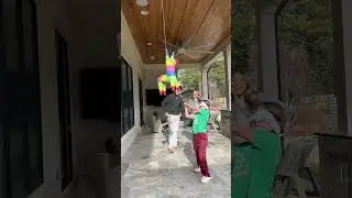 Blindfolded B-Day Pinata: An Adoption Wish! 🎉🪅 