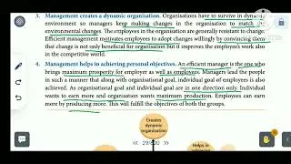 CLASS 12th BST CH 1 NATURE AND SIGNIFICANCE OF MANAGEMENTS EX 1.4