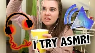Small girl tries ASMR in her bathroom!