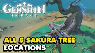 All 5 Sakura Tree Locations In Genshin Impact (Sakura Arborism World Quest Guide)