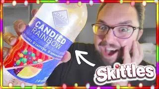 Skittles Flavour Water from Walmart Review (Clear American) 🇺🇸