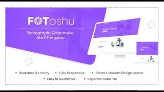 fotashu - Photography responsive html template | Themeforest Templates