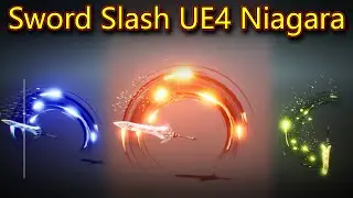 Sword Slash Effect | Unreal Engine Niagara Tutorials | UE4 Niagara Slash | Download Project Files