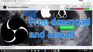 How To Download and Install OBS (Open Broadcast Software)