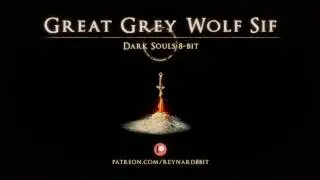 Great Grey Wolf Sif 8-bit (Dark Souls)