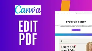 How to edit PDF in Canva