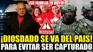 🚨URGENT: DIOSDADO PREPARES HIS ESCAPE FROM VENEZUELA! EXCLUSIVE INFORMATION!