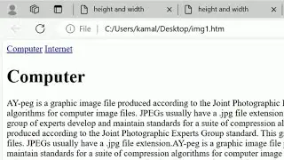 Internal linking in HTML
