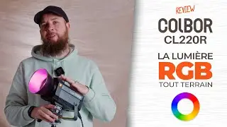 CL220R de COLBOR : La Lumière RGB 4x4 pour Tous Tes Projets Vidéo !