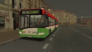 Едем по Люблину в дождь | Projekt Lublin | OMSI 2