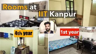 IIT Kanpur Hostel Room Tour | 1st - 4th year Rooms |