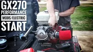 Honda GX270 Engine Performance Mods & Electric Start FSTGK Pt  5