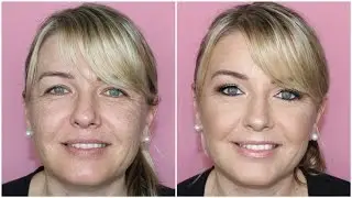 Mature Aged Client Tutorial ♡ Glowy Skin, Dramatic Eyes, Nude Lips ♡ Jasmine Hand