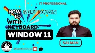 Shut down Windows 11 with keyboard