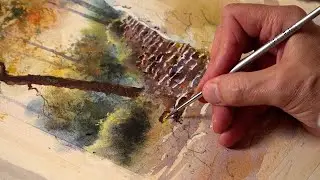 Stone Staircase - Preview with Geoff Kersey ⎮ Watercolour Landscapes