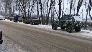 Нива из снежной обочины ( Cooper STT PRO)