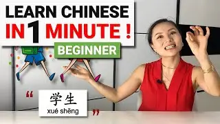 Learn Chinese IN 1 MINUTE with AOE ChinEase! Beginner Level!