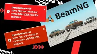 BEAMNG.DRIVE | INSTALLATIONSFEHLER