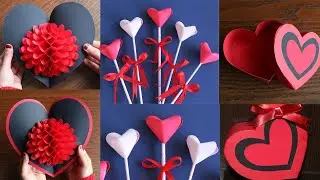 3 Valetine's Day Paper Heart Craft😍 - Paper  Craft - DIY Craft