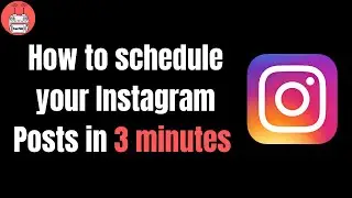 How to schedule Instagram Posts in 3 mins!